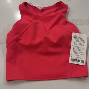 Lululemon Wunder train razor back Bright Pink Tank Top